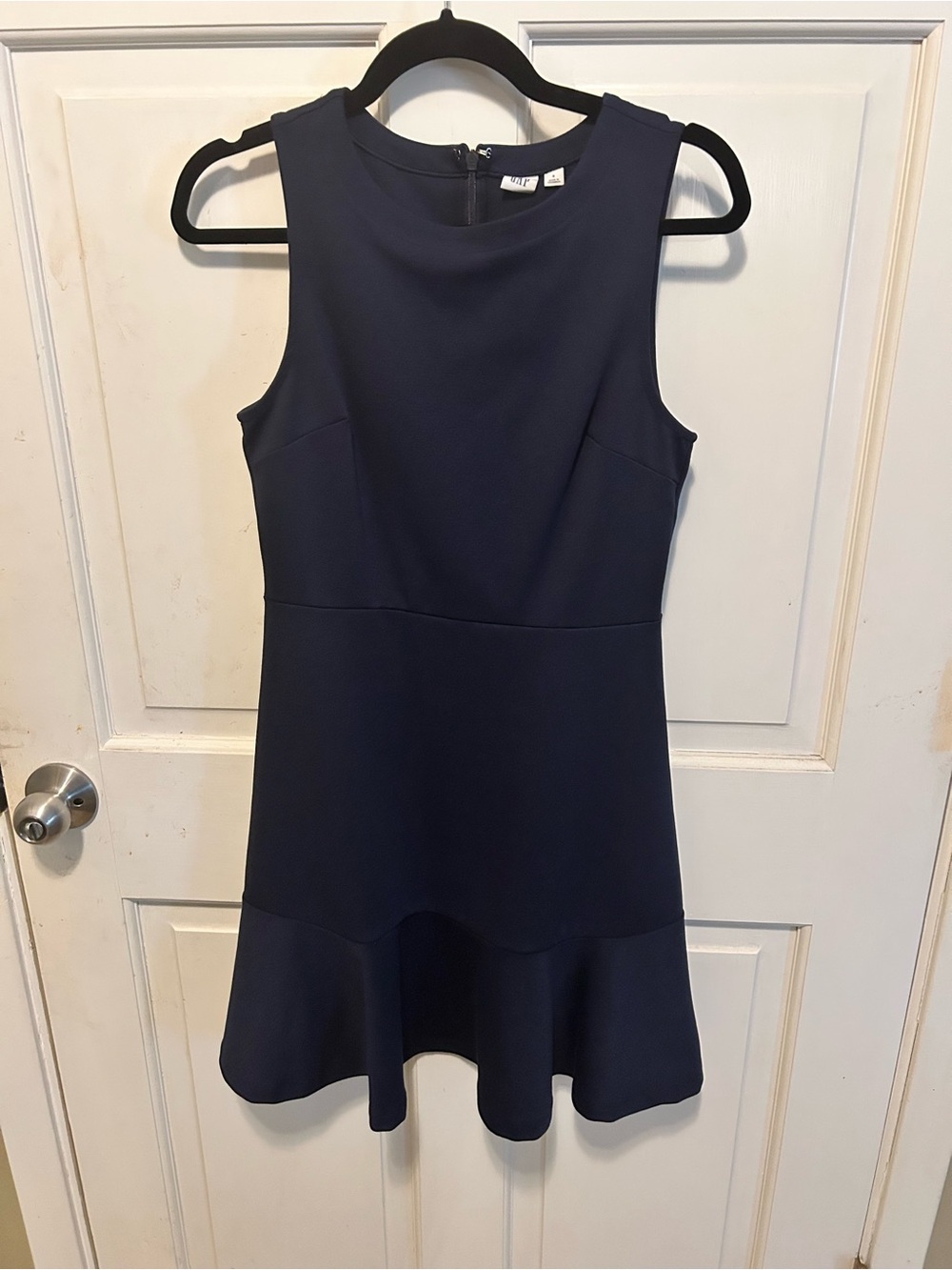 GAP Sleeveless Navy Fit-and-Flare Dress